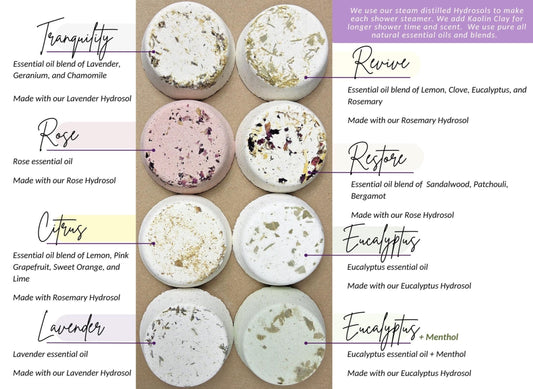 Shower Steamers | All 8 | Sample Pack